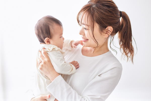 親子の写真